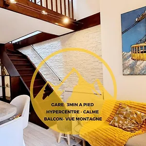 Yellow Home-by So'serenityhome-balcon Vue Montagne-mezzanine Cluses